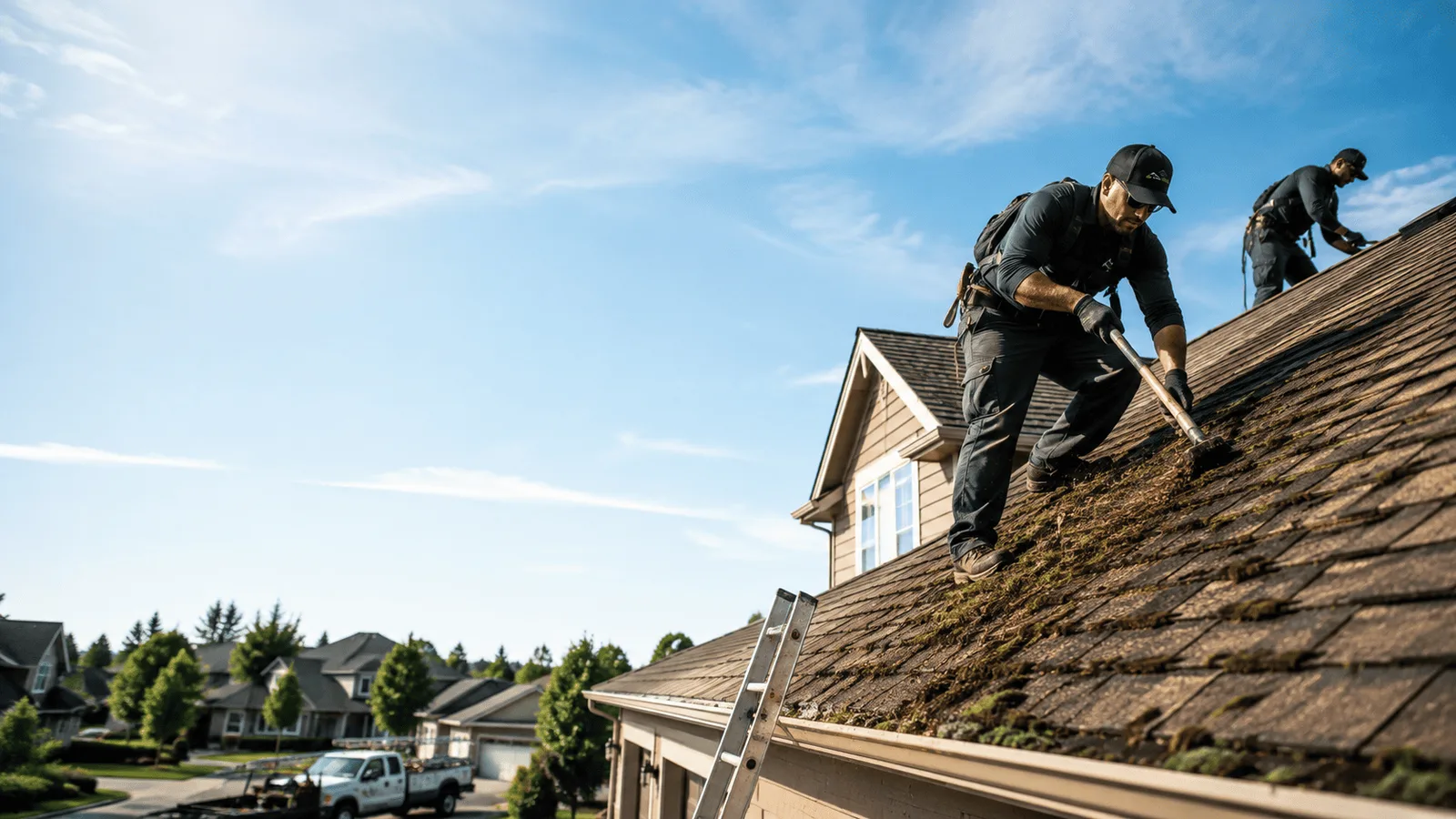 Roof Moss Removal in Gill, CO near me